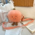 Peach crossbody bag