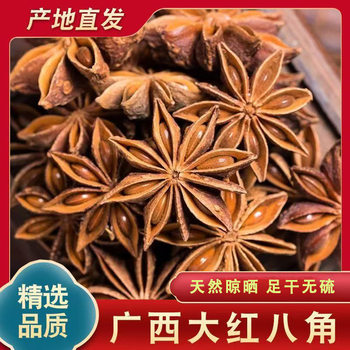 Guangxi Red Star Anise Spice Aniseed Marinade Seasoning Sulfur-Free Dry Goods New Stock Wholesale