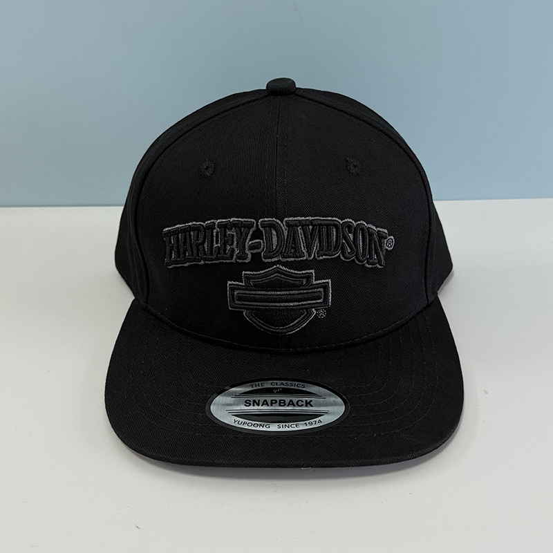 ブラックベースボールキャップ5