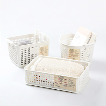 Desktop Storage Basket Plastic Storage Basket Snack Toy Sundries Storage Basket Kitchen Bathroom Storage Basket Manufacturers