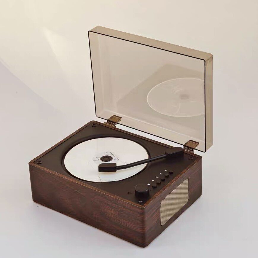 Germany's 2025 New Portable Charging Cd Player Retro Bluetooth Music Disc Player Home Gift Speaker