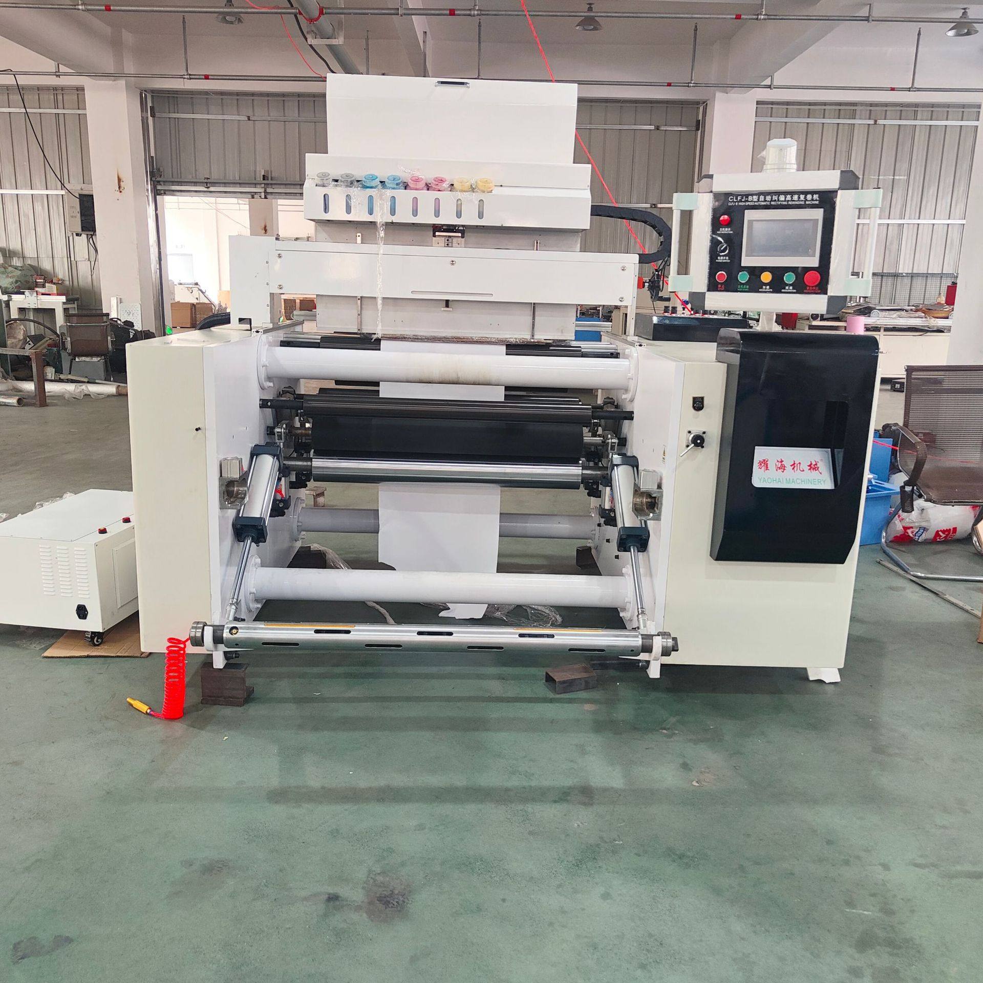 Printing machine manufacturer non-plate printing digital printing machine roll four-color printing machine graffiti scroll printing