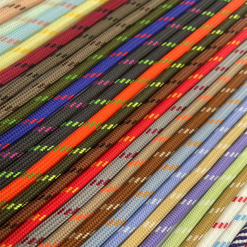 in stock 5mm Color Inter-color Round Rope Miu Lanyard Skipping Point Round Rope Shoe Rope Hand-woven Rope Clothing Hat Rope Pants