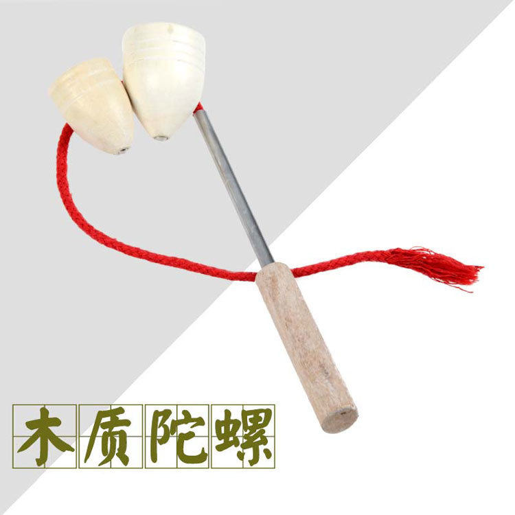 Whiplash Top Novelty Products Wooden Top Children's Traditional Nostalgic Toys Classic Adult Wooden Toys