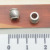 1 старинная серебряная бусина-распорка 6*6 мм-0,5 г-21086