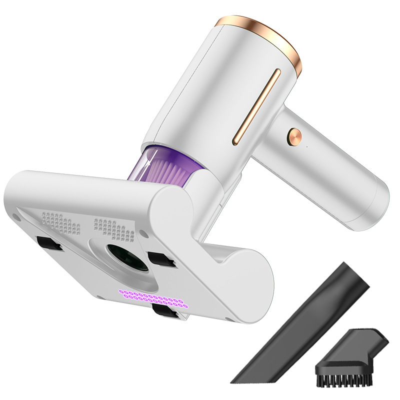 外贸家用无线手持紫外线除螨仪 家用车载吸尘器除螨二合一灭螨器