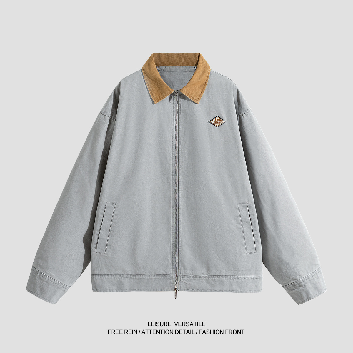 Áo Khoác Nam Chất Liệu Vải Bông Thêu Họa Tiết Hoa Kín Cổ Hàng Mùa Xuân Thu Đông Phục Cổ Cổ Điển