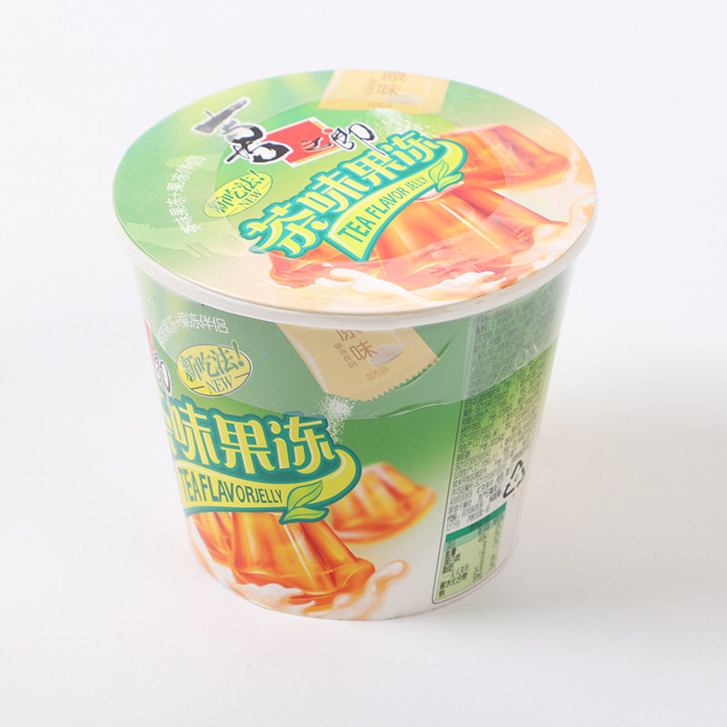 Xichilang Coffee Jelly Tea Jelly 117g Barrel Rock and Roll Sticky Powder Shake Frozen Children's Snack Jelly