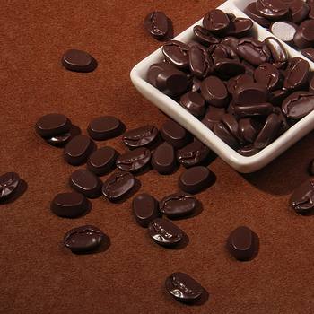 One to one simulation coffee beans food play resin coffee beans cocoa beans model DIY coffee house ornaments coffee beans