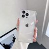 Transparent and Thickened Simple Phone Case Suitable for iPhone 17, Apple 16 Pro Max, Cross-Border 14/15 Pro Space Case