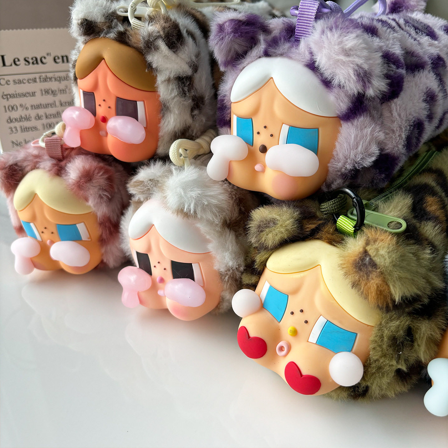 New Cartoon Cute Large-Capacity Pencil Bag Student Stationery Bag Multi-Functional Storage Bag Portable Cosmetic Bag Hand Bag