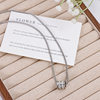 Minimalist Titanium Steel Pendant Necklace with a Unique Design, Light Luxury Trendy Brand, Versatile Collarbone Necklace, Sweater Chain