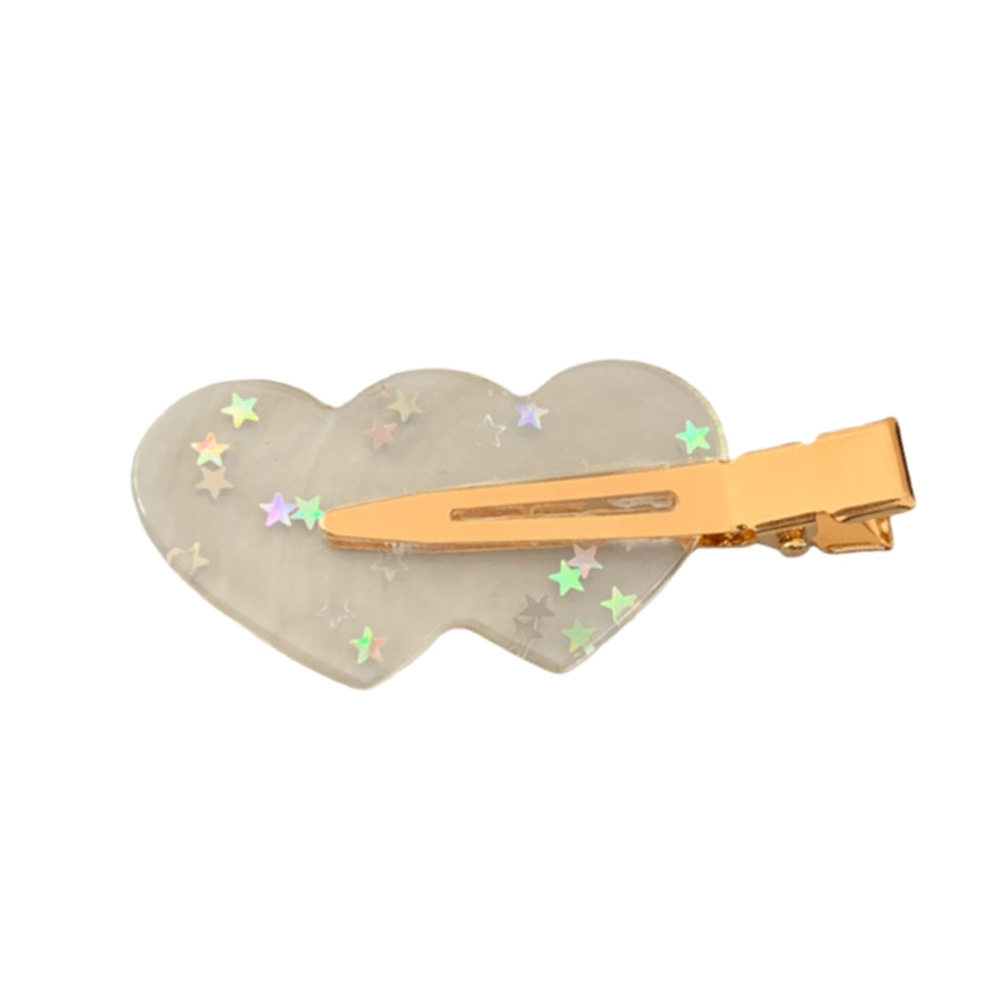 人鱼泡泡 高颜值透明ins风无痕发夹女侧边刘海夹前额化妆夹小卡子