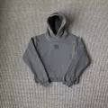 Dark gray/double hat/sweatshirt