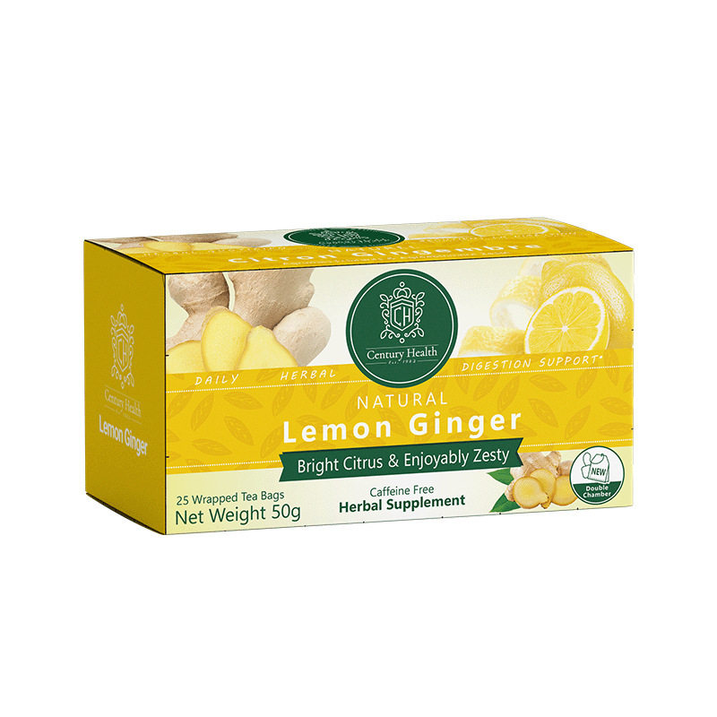 Lemon Ginger Tea Cross-Border Lemon Ginger Tea Lemongrass Is for Export Only and Is Used for Foreign Trade Samples