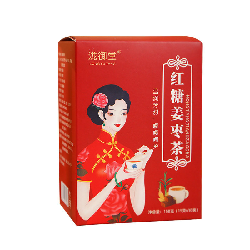 Brown Sugar Ginger Tea, Red Dates, Longan, Goji Berries, Shredded Ginger Tea, Health Tea, Tea Bags