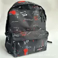 Black printed letters