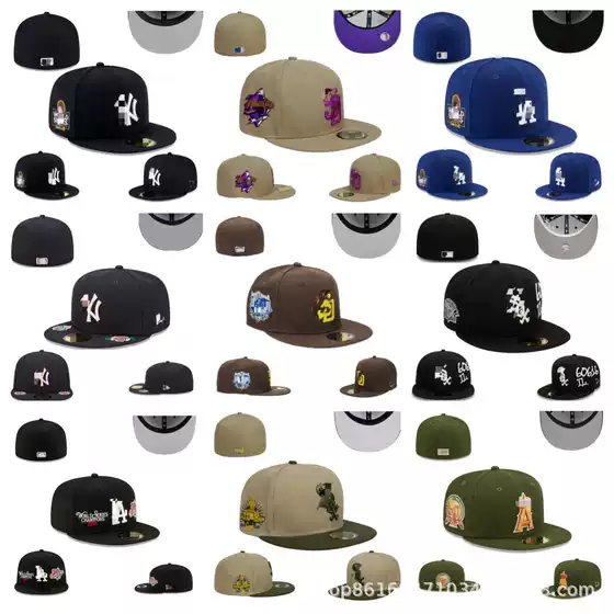 Casual Hip Hop American Hat Male Female Non Adjustable Sunshade Street Dance Baseball Hat Duck Tongue Hat Flat brimmed Hat