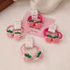 New Children's Strawberry Hair Band Does Not Hurt the Hair Little Girl's Ball Headband Hair Rope Cartoon Headband Hair Accessories
