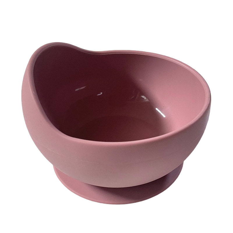 Baby food supplement bowl baby special drop-resistant silicone sucker bowl high temperature resistant learning to eat training Bowl young children tableware