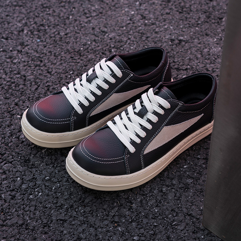 Giày Thể Thao Tăng Chiều Cao Nam Chất Liệu Da Bò Tăng Chiều Cao Đế Cao