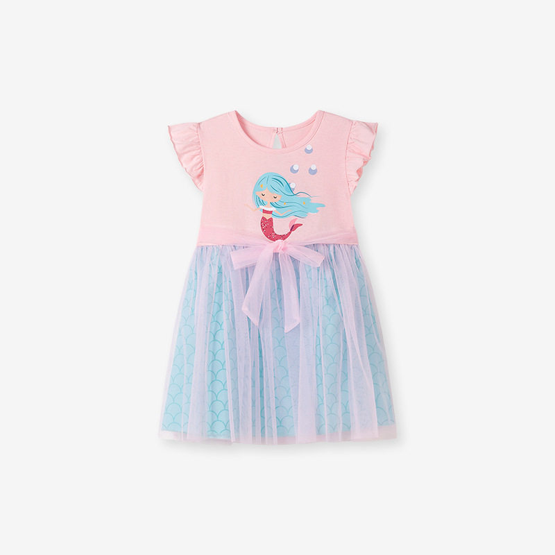 Girls' Cute Dress Wholesale from Factory, Summer Kids' Dress