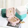 Mini Storage Box Jewelry Box Travel Portable Jewelry Box Small Ring Packaging Jewelry Box in stock Wholesale