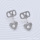 Уоррен Тяньцзя классические серьги с полным бриллиантом, трансграничные V-образные серьги с любовным письмом высокой версии, женские серьги оптом, прямые продажи с фабрики mini 10