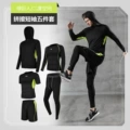 Hulk-spliced short-sleeved five-piece set