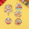 In-Stock Cultural and Creative City Fridge Magnets Xi'An Attractions Chinese Style Travel Souvenirs Landmark Cartoon 3D Magnetic Stickers
