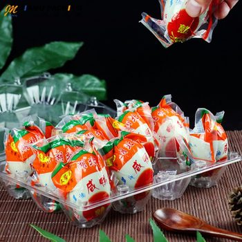 Disposable plastic transparent egg tray 4/6/8/9/10/12 egg boxes preserved egg packaging box vacuum egg tray