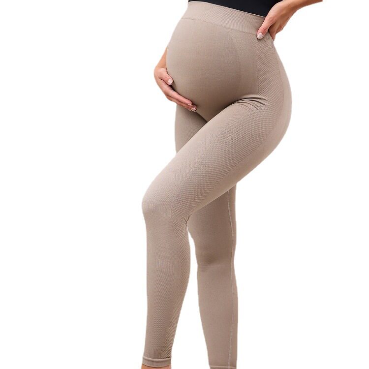 European and American Cross-Border Maternity Pants, High-Waisted Sports Belly-Supporting Butt-Lifting Leggings, High-Elastic Yoga Pants, Maternity Pants