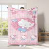 Cross-border Cartoon Children's Sanrio Flannel Blanket Digital Printed Blanket Four Seasons Air-conditioning Blanket Lunch Break Blanket
