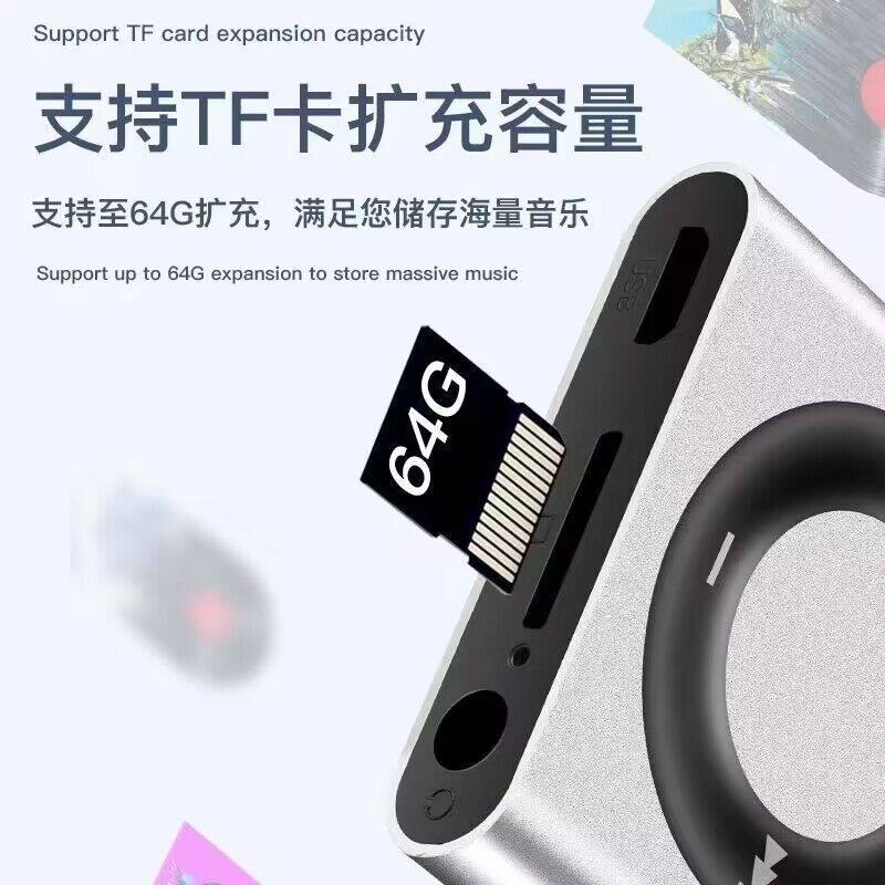 Mini Portable Player for Students to Listen to Mp3 Songs, High School Students' English Listening Sports Small Mp3