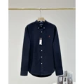 Linen shirt navy blue (red horse)