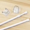 -10Y Free Shipping/T No-Drill Telescopic Rod A1P801 - Install Shower Curtain, Door Curtain, Curtain Rod, Retractable Rod, Thin