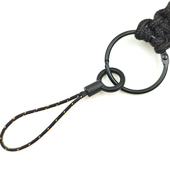 Factory Direct small circle lanyard power bank U disk accessories lanyard White Pine rope mobile phone shell jewelry lanyard