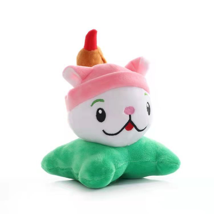 热销全套植物人大战臭僵尸毛绒玩具游戏周边公仔儿童生日礼物毛绒