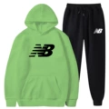 Light green-black label+black pants-white label