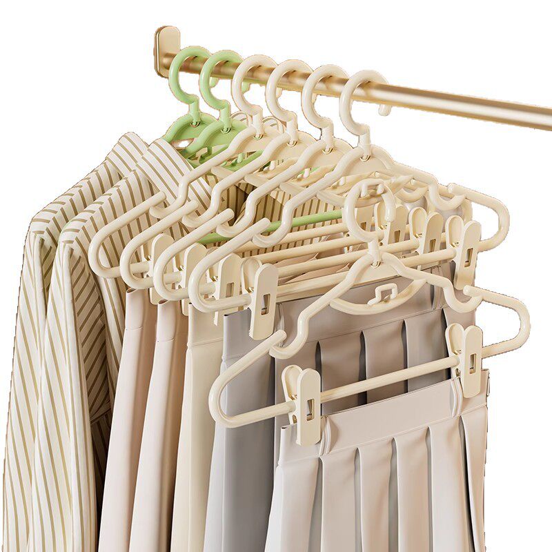 Clothes Hanger for Home Use, Non-Slip Clips for Drying Clothes, Multifunctional Clothes Support, Hanfu Set, Jk Skirt, Mamian Skirt Hanger