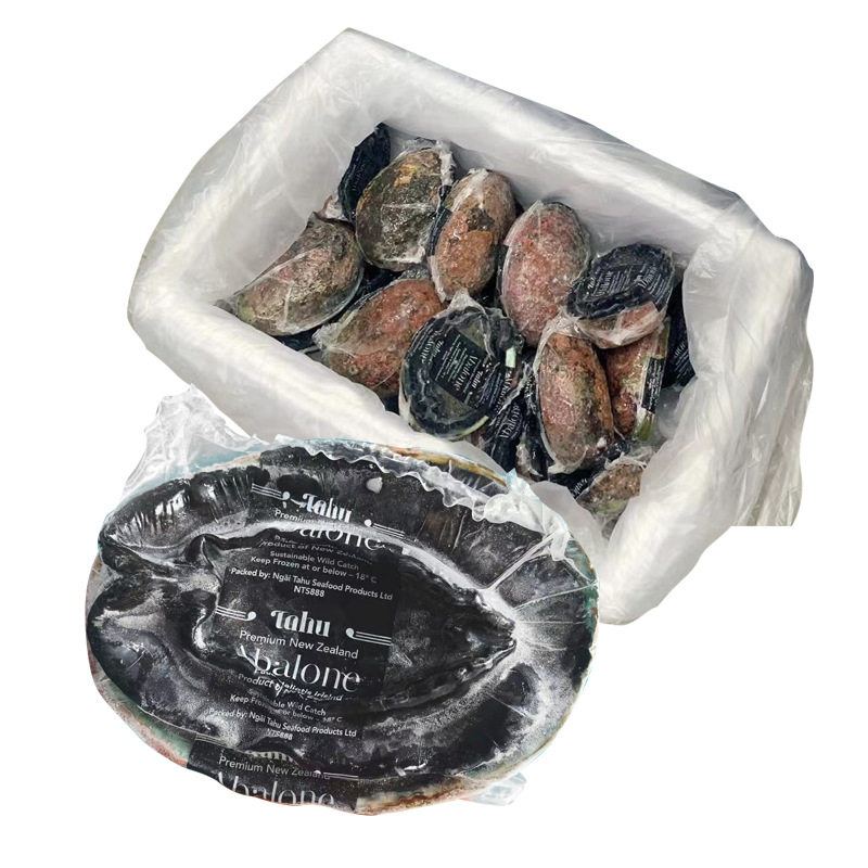 Spot New Zealand Black Gold Abalone Single Frozen Abalone Sashimi Abalone Meat Seafood Japanese Ingredients Specifications Wholesale Frozen Black Gold Abalone