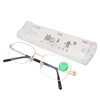 Finished Myopia Glasses, High Myopia Glasses, Metal Half-Frame Brushed Glasses Frames, Men's and Women's Retro Classics