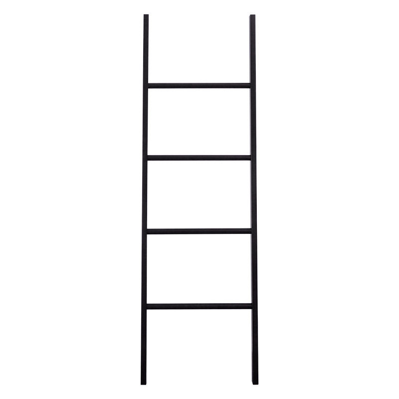 Solid wood floor hanger space-saving bathroom towel rack clothes shooting wall background rack trapezoidal display rack