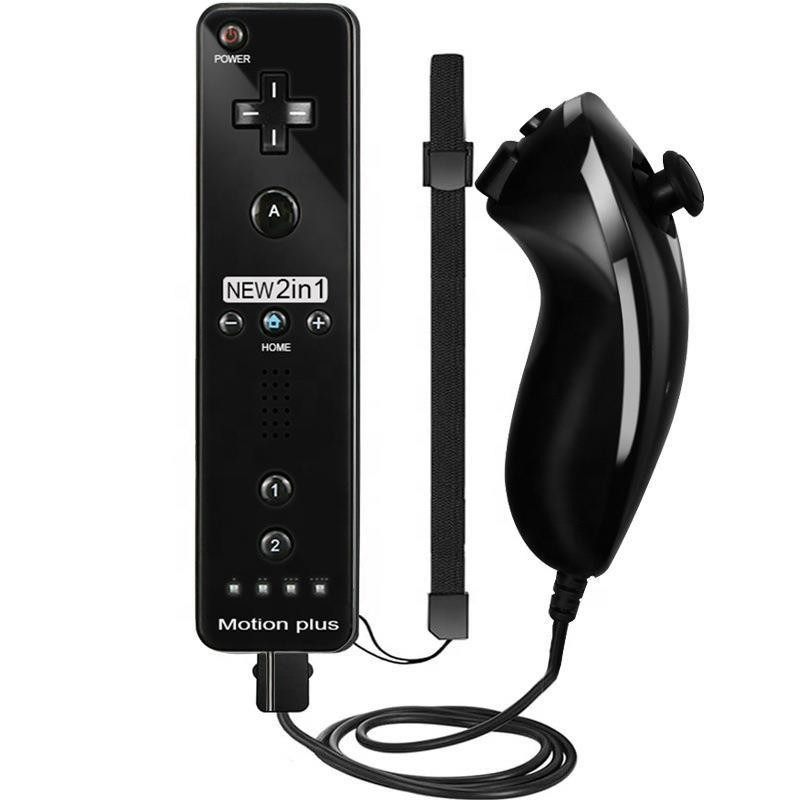 WII gamepad two-in-one wii left and right handle Wii gamepad built-in accelerator factory direct sales