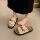 Обувь Birken; женские сандалии и тапочки на толстой подошве; женская летняя одежда; новинка 2024 года; модные повседневные пляжные тапочки с пряжкой на ремне mini 0
