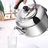 304 Vintage Whistle Stainless Steel Large Electric Kettle Dormitory Household Water Boiler Capacity Electric Teapot 10 Liters