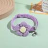 Pet Plush Flower Collar Angel Wings Collar Cat Bell Collar Pet Cat Dog Universal Cute Collar