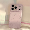 [under the Tower] Suitable for Iphone17Promax Sweet Cool Purple White Star 16 Mobile Phone Case 15 Soft Cover 14 New Style 13