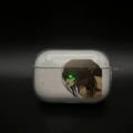 T20 earbud case - no hole (with carabiner clip)