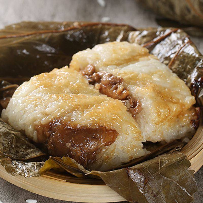 Guangdong Morning Tea Snack Glutinous Rice Chicken Lotus Leaf Roll Glutinous Rice Lotus Leaf Chicken Hong Kong-Style Snack Breakfast Semi-Finished Instant Food Commercial Use